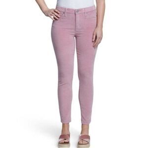 Seven7 High Rise Corduroy Skinny Pants - Woodrose Size 4